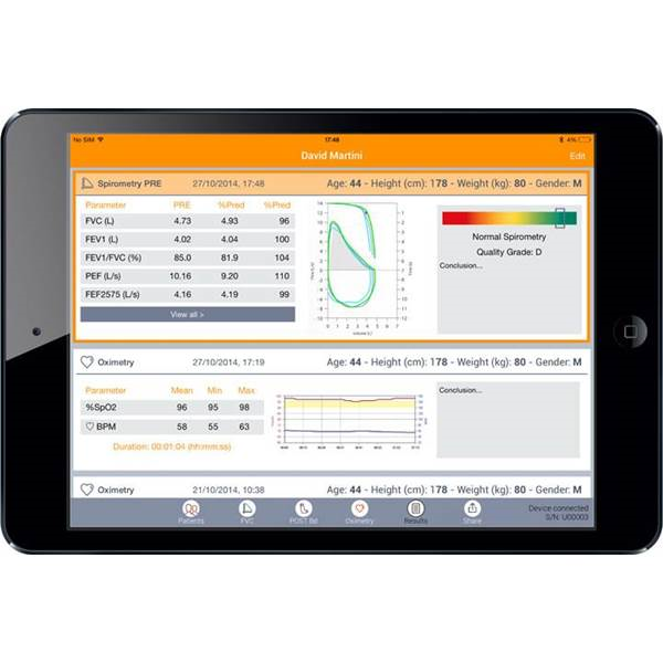 Σπιρομετρο Spirobank II Basic χωρις τουρμπινα Mir