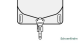 Ουροσυλλεκτης περιπατου Κνημης 1000ml Π.Χ. με Βιδα περιστροφης σωληνα 45cm Manfred Sauer 731.1445.10