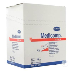 Επιθέματα με τομή σε σχήμα Υ Τραχειοστομιας Medicomp® Drain Hartmann