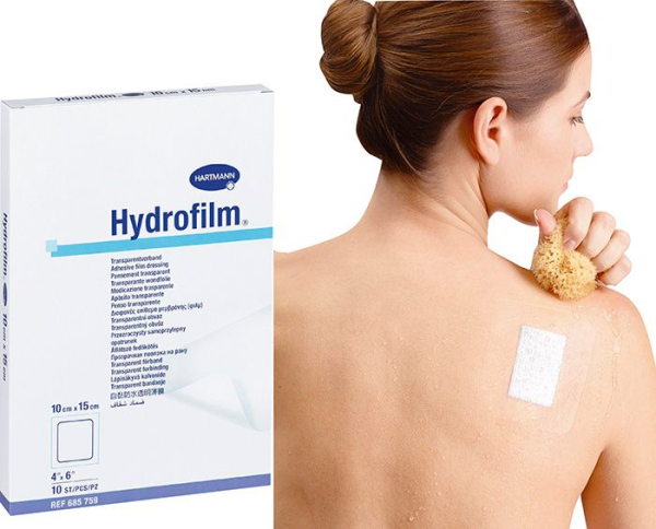 Επίθεμα κολλητικό διαφανές Hydrofilm® Hartmann Επίθεμα κολλητικό διαφανές Hydrofilm® Hartmann