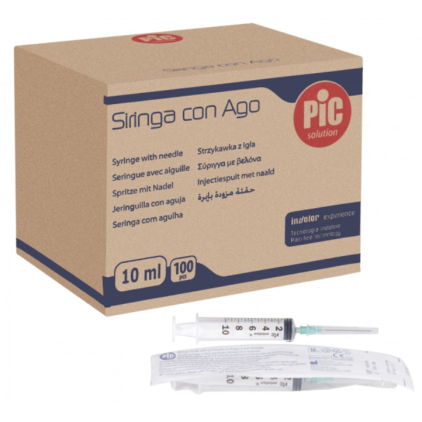 Συριγγα αποστειρωμενη Pic 1ml με βελονα 26G Χ 1/2 Turbecolin