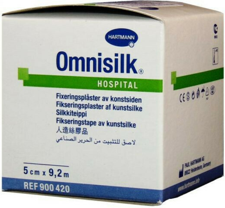 Ταινία Αυτοκόλλητη από λευκό συνθετικό μετάξι Omnisilk 9.2m Hartmann