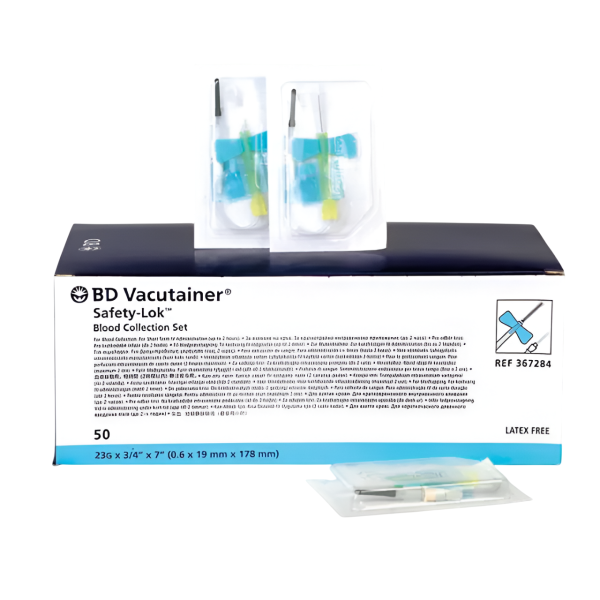 Πεταλούδες Αιμοληψίας Vacutainer Safety Lock BD 50Τεμ. Πεταλούδες Αιμοληψίας Vacutainer Safety Lock BD 50Τεμ.