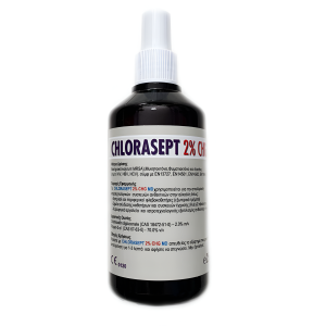 Απολυμαντικο ευαισθητων Υλικων Chlorasept 2% CHG MD 250ml