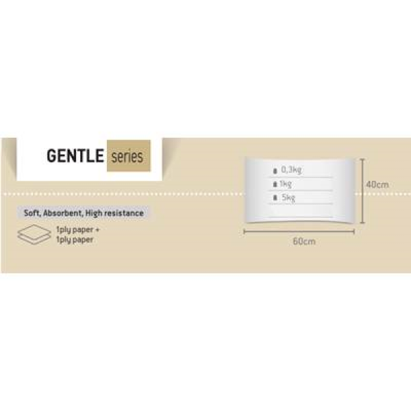Χαρτοβαμβακας Gentle Extra-Extra Λευκοτητας 77% 5kg Χαρτοβαμβακας Gentle Extra-Extra Λευκοτητας 77% 5kg