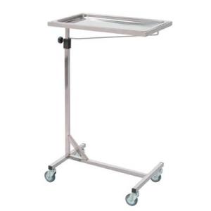 Τροχηλατο εργαλειοδοσιας-τυπου Mayo Inox 60 x 40 x 102-130cm με σφηκτηρα Inmoclinc 14530