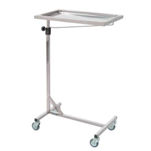 Τροχηλατο εργαλειοδοσιας-τυπου Mayo Inox 60 x 40 x 102-130cm με σφηκτηρα Inmoclinc 14530