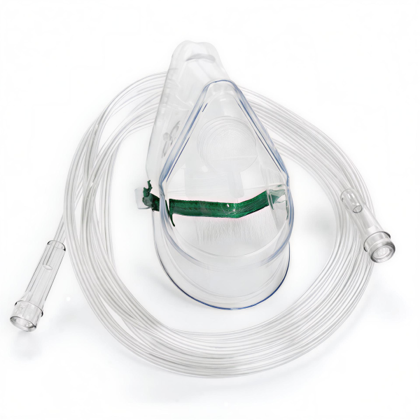 Μασκα Οξυγονου Ενηλικων με σωληνα 210εκ. High Hudson RCI See-THru 1041