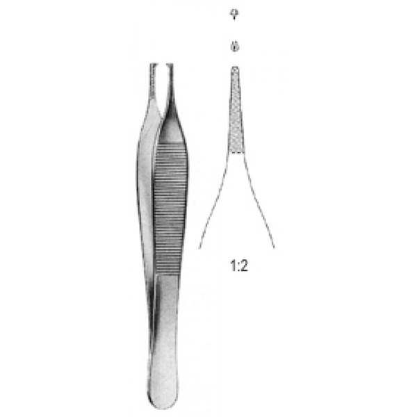 Λαβιδα Χειρουργικη Adson με σαγρε ακρο 1x2 12cm Hilbro HL12.0250.12 Λαβιδα Χειρουργικη Adson με σαγρε ακρο 1x2 12cm Hilbro HL12.0250.12