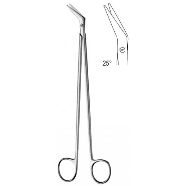 Ψαλίδι Αγγείων Debakey Γωνιώδες 16cm Hilbro