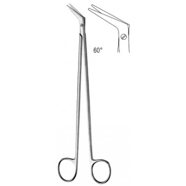 Ψαλίδι Αγγείων Debakey Γωνιώδες 16cm Hilbro