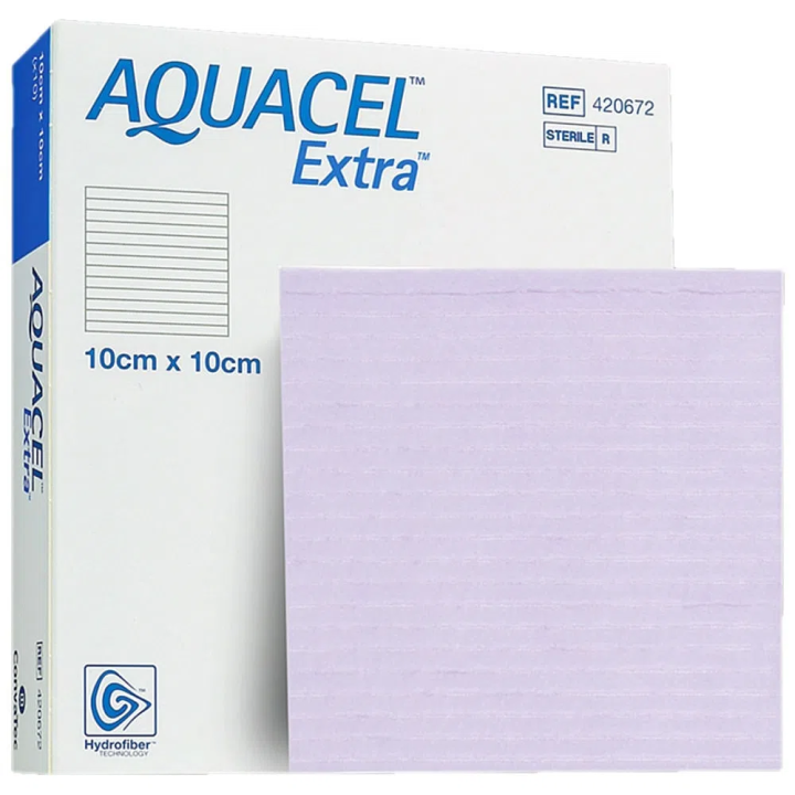 Επιθεμα Υδροινωδες Aquacel Extra 10cm X 10cm Convatec 420672 1Τεμ.