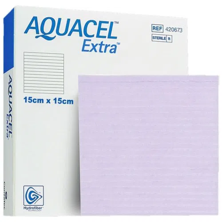 Επιθεμα Υδροινωδες Aquacel Extra 15cm X 15cm Convatec 420673 1Τεμ.