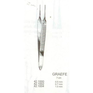 Λαβιδα Οφθαλμολογικη Ανατομικη Ευθεια Graefe 0.5mm 7cm Hilbro ΗL421000 Λαβιδα Οφθαλμολογικη Ανατομικη Ευθεια Graefe 0.5mm 7cm Hilbro ΗL421000