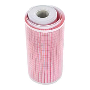 Χαρτι καρδιογραφου Cardioline Eta System σε ρολο 120mm x 20m Κοκκινο