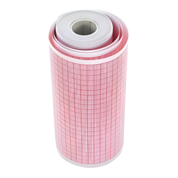 Χαρτι καρδιογραφου Cardioline Eta System σε ρολο 120mm x 20m Κοκκινο
