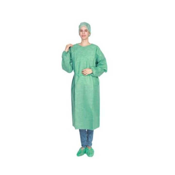Μπλουζα Εξεταστικη-Ασθενων Non-Woven 35γρ. Πρασινη Συσκευασια 10Τεμ.
