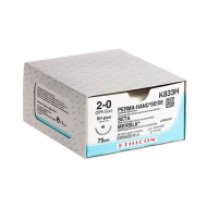 Ραμμα Ethicon μη απορροφησιμο Silk 2/0 μήκος 75cm με βελόνα 31mm Στρογγυλη 1/2 κύκλου W333H