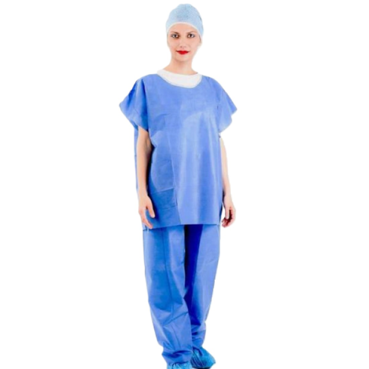 Κοστούμι Χειρουργείου μιας Χρήσεως απο SMS Μπλε