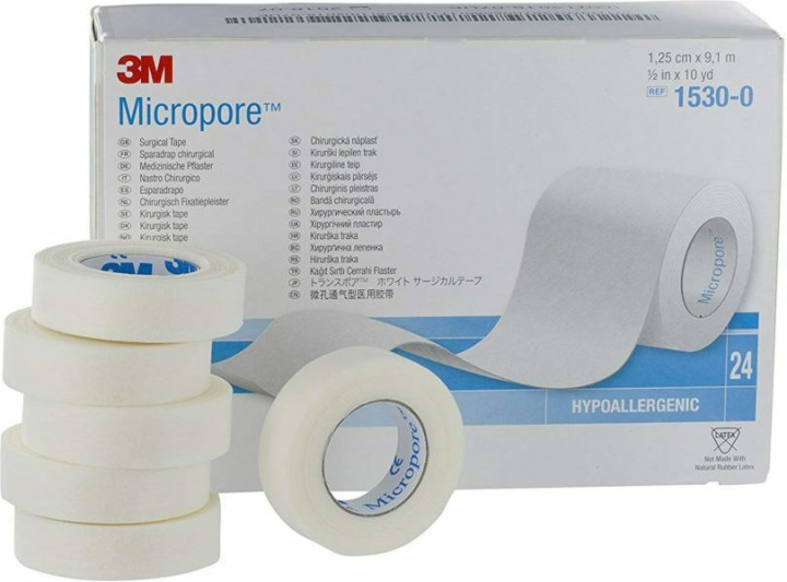Ταινία αυτοκόλλητη χάρτινη Micropore 9.2m 3Μ 1530