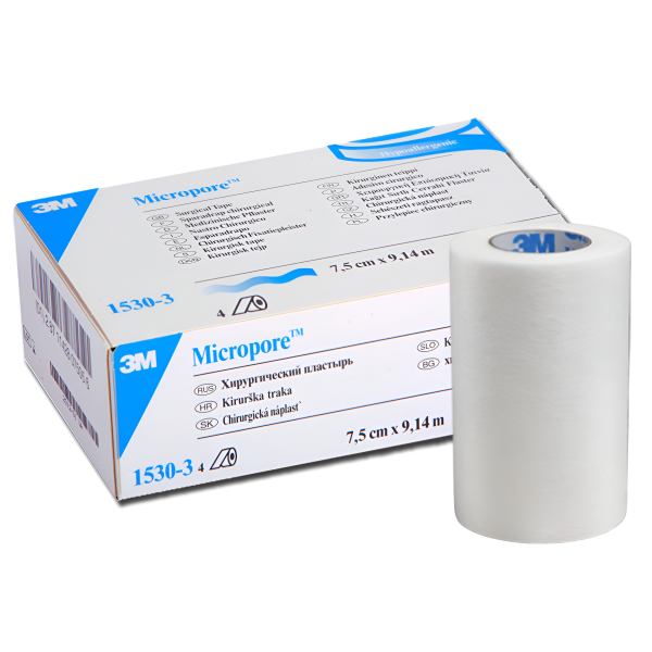 Ταινία αυτοκόλλητη χάρτινη Micropore 9.2m 3Μ 1530