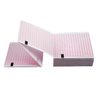 Χαρτι καρδιογραφου Mediana YSM255 σε πακετο 80mm x 80mm x 250 φυλλα Κοκκινο