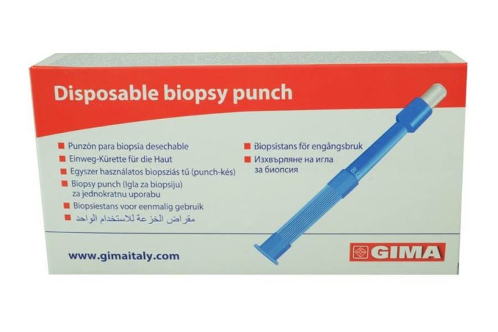 Λαβές βιοψίας Punch μιας χρήσης Δέρματος Gima