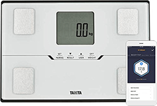 Ζυγαρια Λιπομετρητης Tanita με Bluetooth BC 401 Λευκη