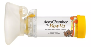 Aerochamber plus παιδικο με μασκα κιτρινο (1-5 ετών) adult small Trudell