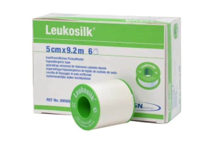 Ταινία αυτοκόλλητη συνθετικό μετάξι Leukosilk 9,2m BSN