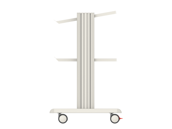 Τρολει Καρδιογραφου με τρια Ραφια Smart Cart 78cm Gima 27895
