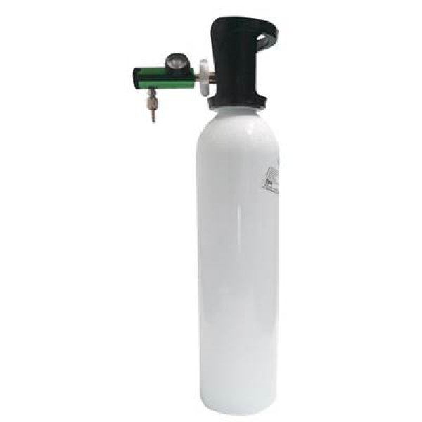 Σετ Φιαλη Οξυγονου Φορητη 5Ltr/0.4m3/200bar με ροομετρο Aphrodite