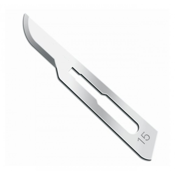 Λεπίδες νυστεριού αποστειρωμένες Μ.Χ Soft Carbon Steel κουτί 100Τεμ. Λεπίδες νυστεριού αποστειρωμένες Μ.Χ Soft Carbon Steel κουτί 100Τεμ.