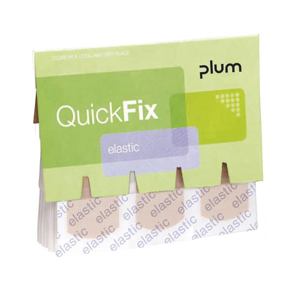 Ελαστικα Επιθεματα τραυματων QuickFix 72 x 25 mm 45τεμ Plum 5512