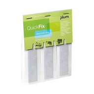 Επιθεματα τραυματων Εστιατοριου Μπλε QuickFix 120 x 20 mm Long 30τεμ Plum 5509