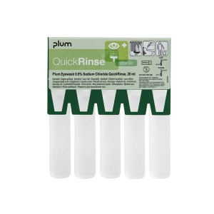 Αμπουλες Πλυσης Τραυματων & Οφθαλμων QuickRinse 20ml 0.9% 5τεμ Plum 5160