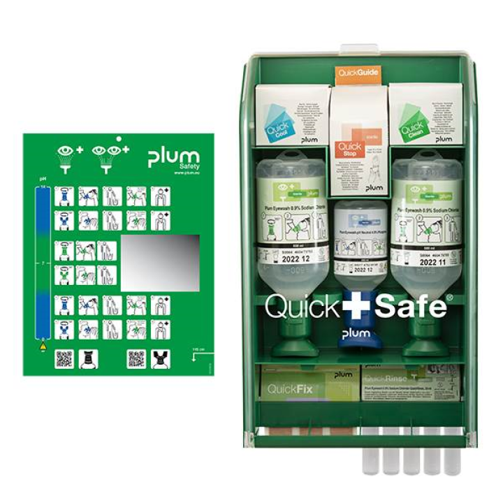 Σταθμος Α' Βοηθειων QuickSafe Complete 430 x 253 x 92 mm Plum 5174