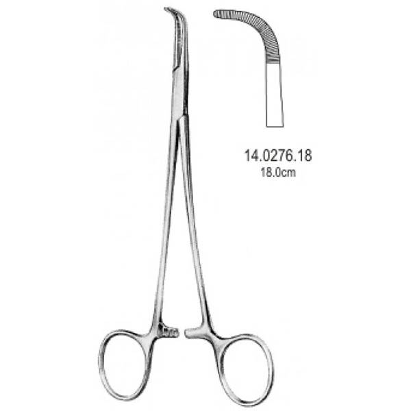 Αιμοστατικη Λαβιδα Adson Baby Κυρτη 18cm Hilbro HL14.0276.18
