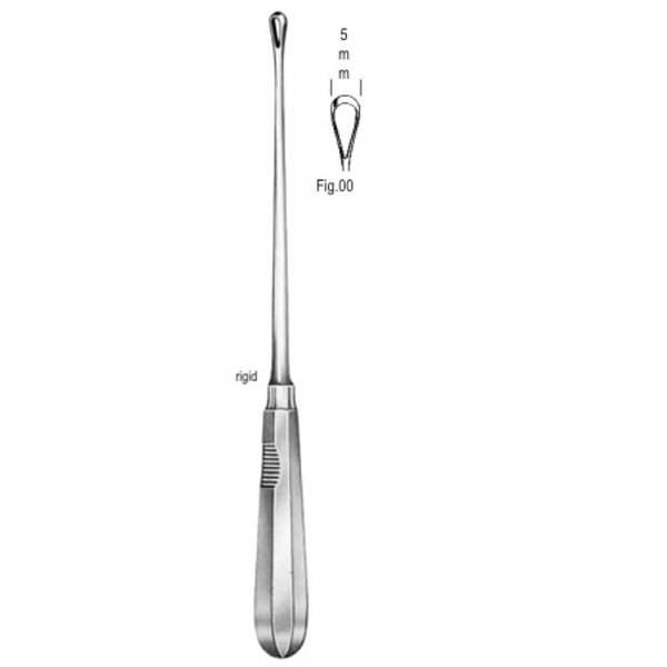 Ξεστρο Γυναικολογικο Recamier 31cm Hilbro