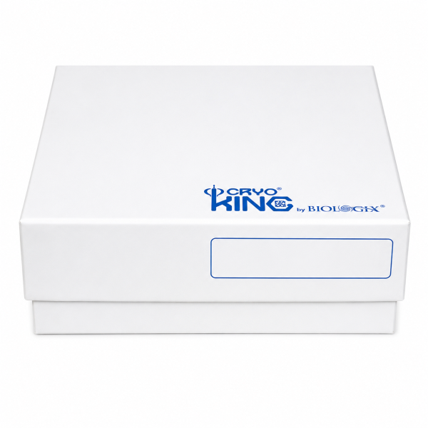 Cryobox κουτια για Κρυοφιαλιδια 2 ml χαρτινα 100 θεσεων με καπακι 132Χ132Χ50mm Clearline