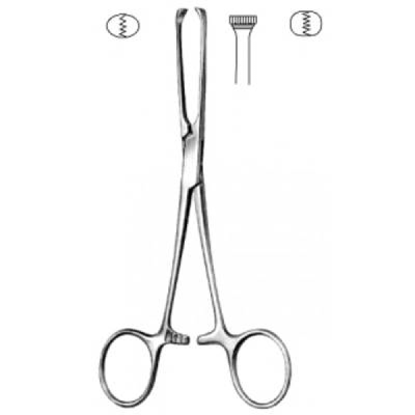 Λαβιδα Χειρουργικη Allis Ευθεια 4x5T/15cm Hilbro HL52.0020.15