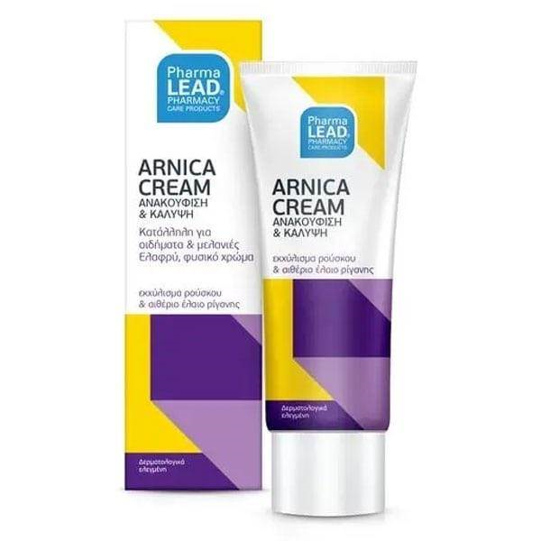 Arnica Cream με εκχυλισματα ρουσκου & αιθεριο ελαιο ριγανης 50ml PharmaLead