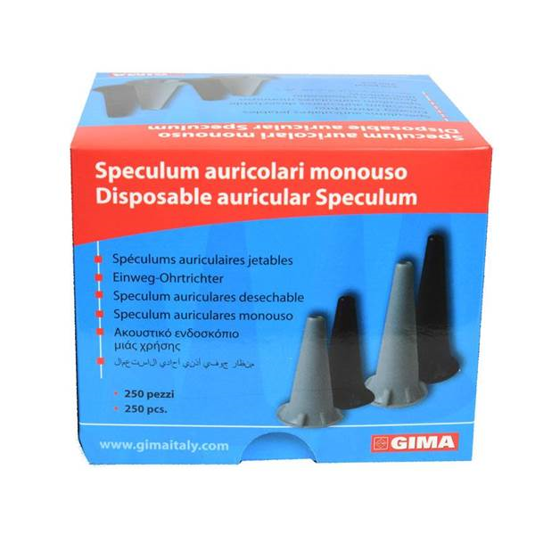 Χωνακια ωτοσκοπιου Gima μιας χρησης Ενηλικων 4 mm Dispenser 250Τεμ. Χωνακια ωτοσκοπιου Gima μιας χρησης Ενηλικων 4 mm Dispenser 250Τεμ.