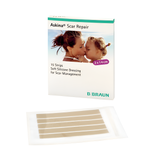 Φυλλα Σιλικονης για Ουλες & Χηλοειδη 2 x 14cm Askina Scar Repair B.Braun 15 Τεμ.