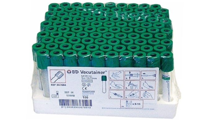 Σωληναρια Vacutainer Sodium Heparin 10ml (Πρασινο πωμα) BD 368480 100Tτεμ
