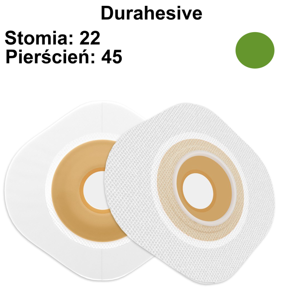 Βαση Στομιας Natura Durahesive Flexible Convex 402203 45mm με ανοιγμα 22mm 45/22mm Convatec 1Τεμ.