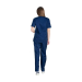 Σετ Ιατρικό Κοστούμι Unisex Classic ποπλίνα 160gr 65-35% ALEZI Σκούρο Μπλε