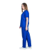 Σετ Ιατρικο Κοστουμι Unisex Classic Μπλε XX Small ποπλινα 160gr 65-35% ALEZI