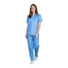 Σετ Ιατρικό Κοστούμι Unisex Classic ποπλίνα 160gr. 65-35% ALEZI Σιελ