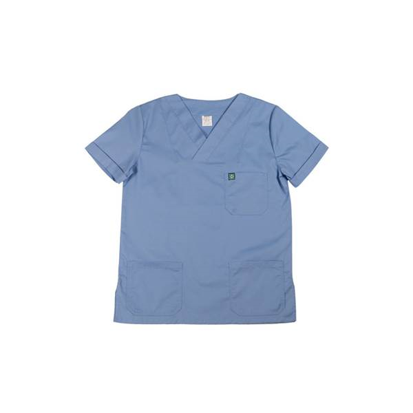Σετ Ιατρικό Κοστούμι Unisex Classic ποπλίνα 160gr. 65-35% ALEZI Σιελ